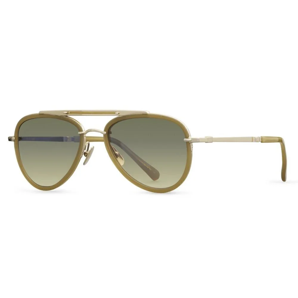 MR LEIGHT by GARRETT LEIGHT Doheny SL Sunglasses ~ Aviator Crescent 12KG NWT